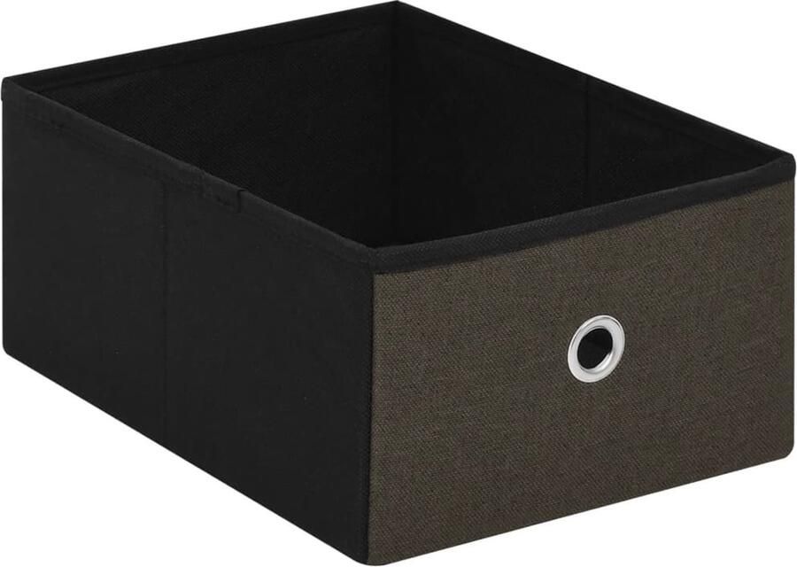 VidaXL Opbergbank Donkerbruin 76x38x38 cm Opbergbank Halbank Bankschikken Meubilair Donkere Kleuren