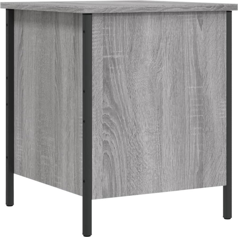 VidaXL Opbergbank Grijs Sonoma Eiken 40x50cm Opbergbankje Opbergbankjes Halbankje Schoenenbankje