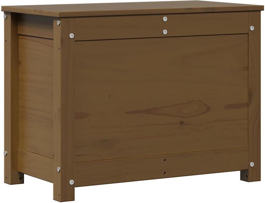 VidaXL -Opbergbox-honingbruin-60x32x45 5-cm-massief-grenenhout - Foto 2