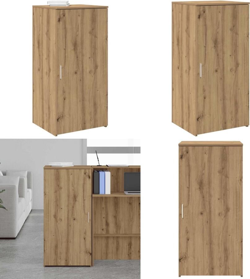 VidaXL Opbergkast 50x45x103 5 cm bewerkt hout artisanaal eikenkleur Opbergkast Opbergkasten Kast Dressoirkast
