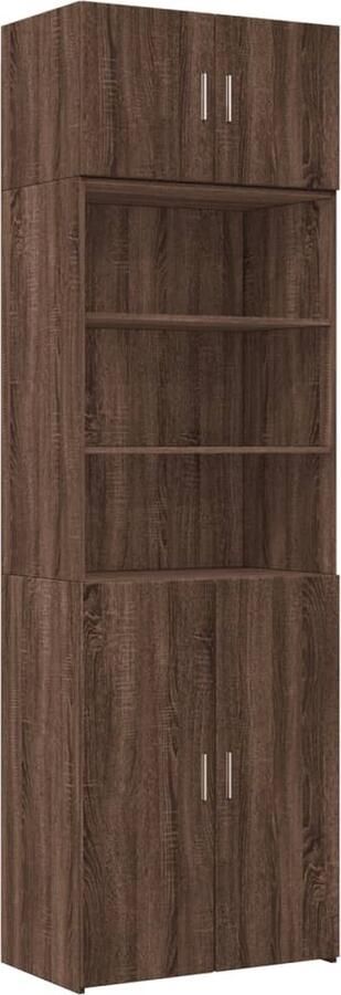 VidaXL Opbergkast 70x42 5x225 cm bewerkt hout bruin eikenkleurig