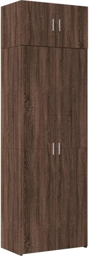 VidaXL Opbergkast 70x42 5x225 cm bewerkt hout bruin eikenkleurig - Foto 2
