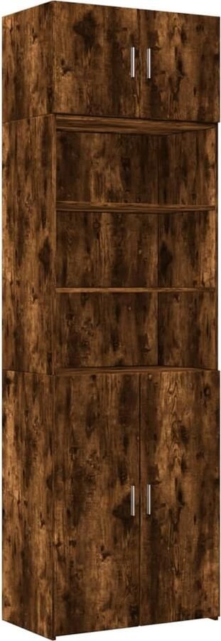 VidaXL Opbergkast 70x42 5x225 cm bewerkt hout gerookt eikenkleur - Foto 2