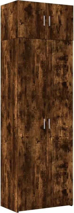 VidaXL Opbergkast 70x42 5x225 cm bewerkt hout gerookt eikenkleur