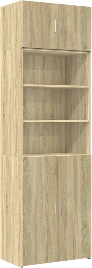 VidaXL Opbergkast 70x42 5x225 cm bewerkt hout sonoma eikenkleurig - Foto 2