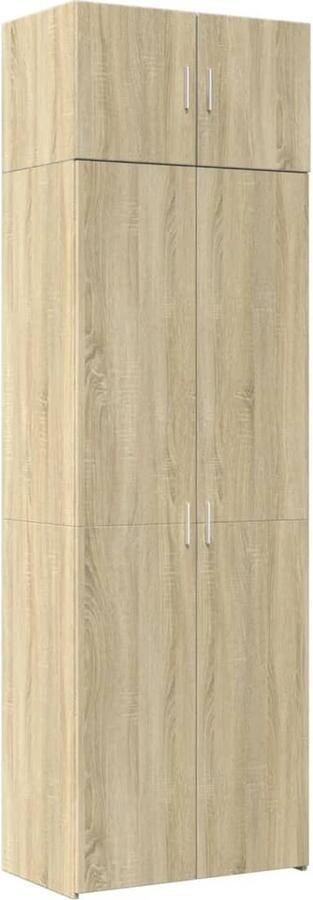 VidaXL Opbergkast 70x42 5x225 cm bewerkt hout sonoma eikenkleurig