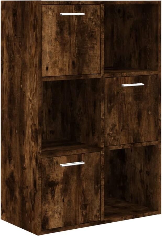 VidaXL Opbergkast Gerookt Eiken 60x29 5x90 cm Opslagkast Houten Kast Bruine Kast Boekenkast Tv Kast Livingroom Furniture Kamermeubilair