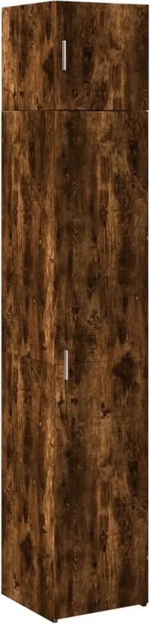 VidaXL Opbergkast smal 40x42 5x225 cm bewerkt hout gerookt eikenkleur