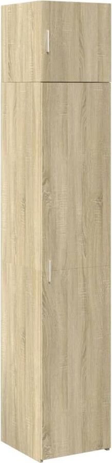 VidaXL Opbergkast smal 40x42 5x225 cm bewerkt hout sonoma eikenkleurig
