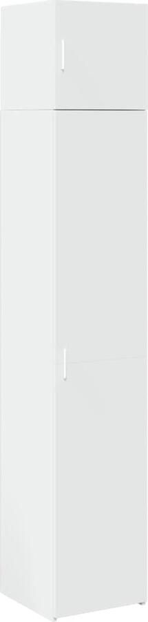 VidaXL Opbergkast smal 40x42 5x225 cm bewerkt hout wit - Foto 2