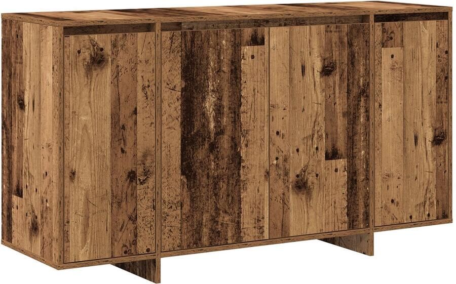 VidaXL Dressoir in Oud Hout 135x41x75 cm Gemaakt van Engineered Hout - Foto 2