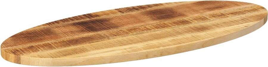 VidaXL Ovaal Tafelblad 120x60 cm Mangohout Mangohouten Tafelblad Vervangen Rustic Tafels Vintage Tafel Landelijke Keuken
