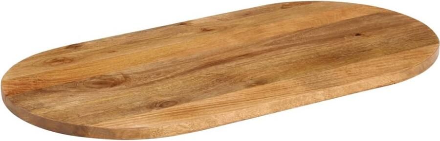 VidaXL Ovaal Tafelblad 140x50 cm Mangohout Tafelblad Mangohout Houten Tafelblad Vintage Tafelblad Rustic Tafelblad