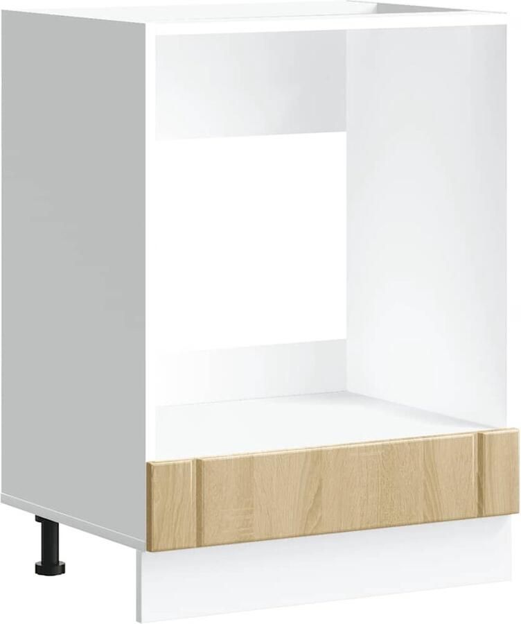 VidaXL Ovenkast Lucca bewerkt hout sonoma eikenkleurig