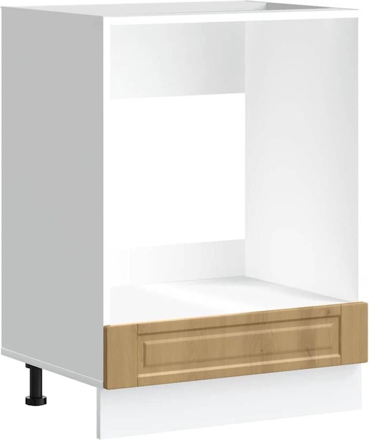 VIDAXL Ovenkast "Porto" bewerkt hout artisanaal eikenkleur