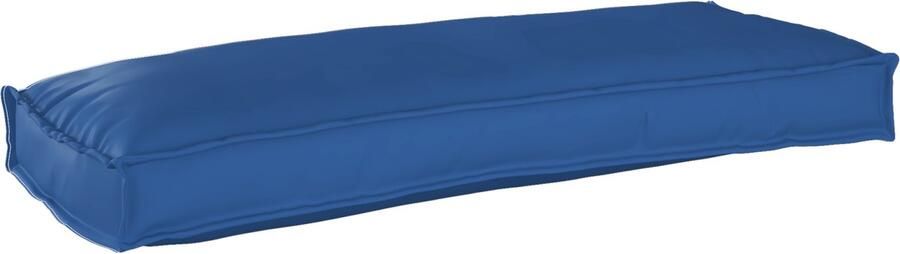 VidaXL Palletkussens voor Bank 2 stuks in Koninklijk Blauw 100 x 40 x 8 cm Oxford Stof