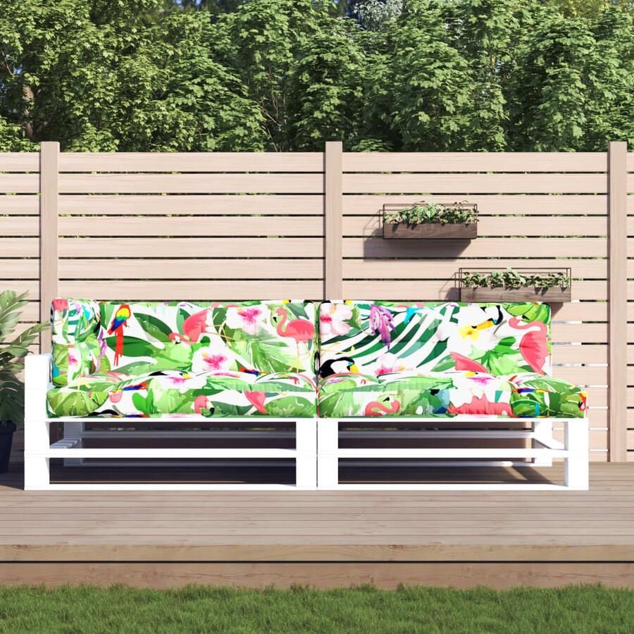 VidaXL Palletkussens 5 stuks Waterafstotend Multicolor Palletkussens Outdoor Meubilair Tuinkussens Balkondecoratie Lounge Set Comfort Zachte Vulling Multikleuren - Foto 3