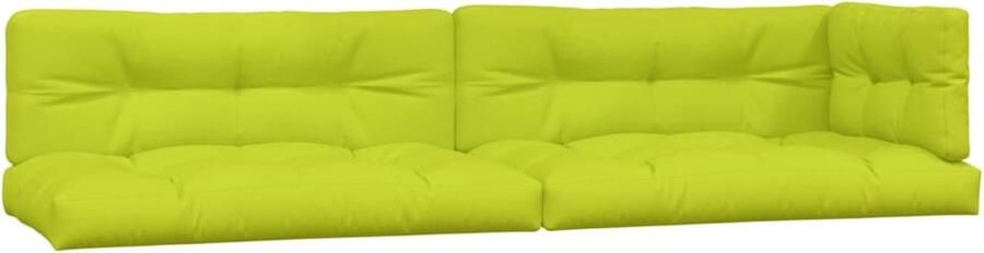 VidaXL Palletkussens Set van 5 Heldergroen Palletkussens Buitenkussens Tuinkussens Balkondecoratie Lounge Set Garden Furniture Comfort - Foto 2