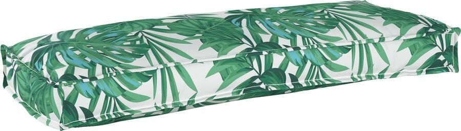 VidaXL Palletkussens voor bank 2 stuks Bloemenpatroon 100x40x8 cm Oxford stof