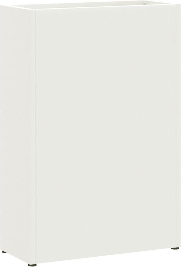 VidaXL Paraplubak Wit Hout Middelgroot Opbergruimte Paraplubak