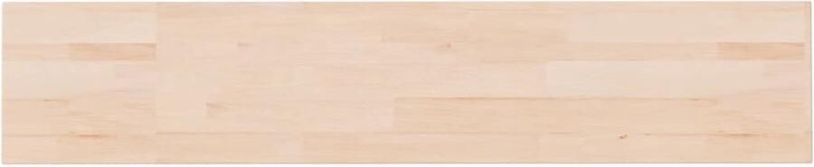 VidaXL Plank 100x20x1 5 cm onbehandeld massief eikenhout Plank Planken Wandplank Opslagplank