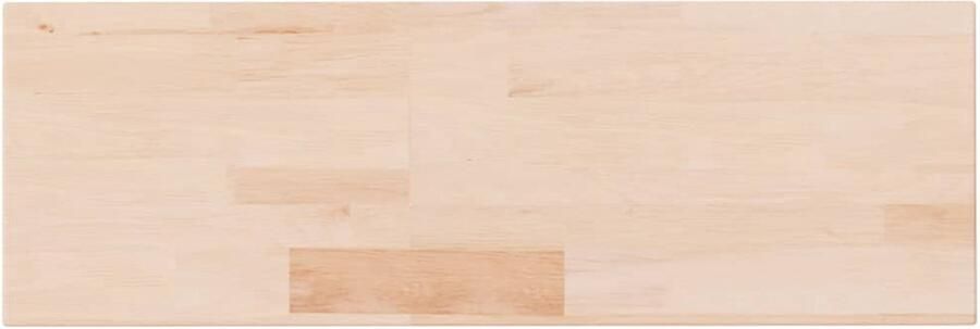 VidaXL Plank 60x20x2 5 cm onbehandeld massief eikenhout Plank Planken Wandplank Opslagplank