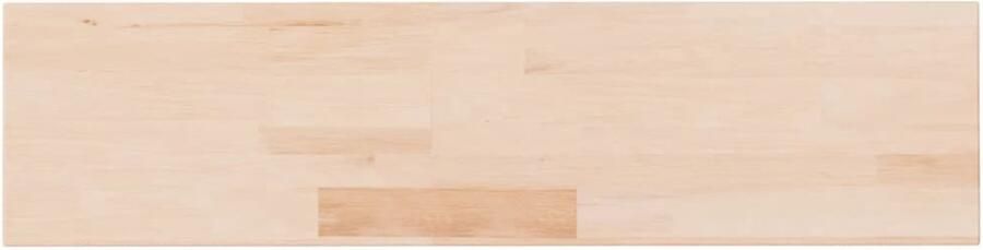 VidaXL Plank 80x20x4 cm onbehandeld massief eikenhout Plank Planken Wandplank Opslagplank