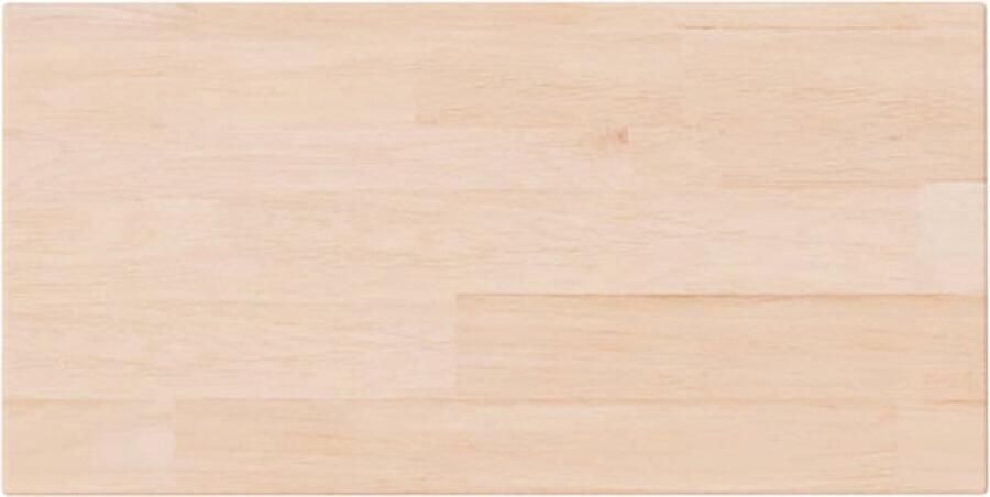VidaXL Plank Planken Wandplank Opslagplank Plank 40x20x1 5 cm onbehandeld massief eikenhout