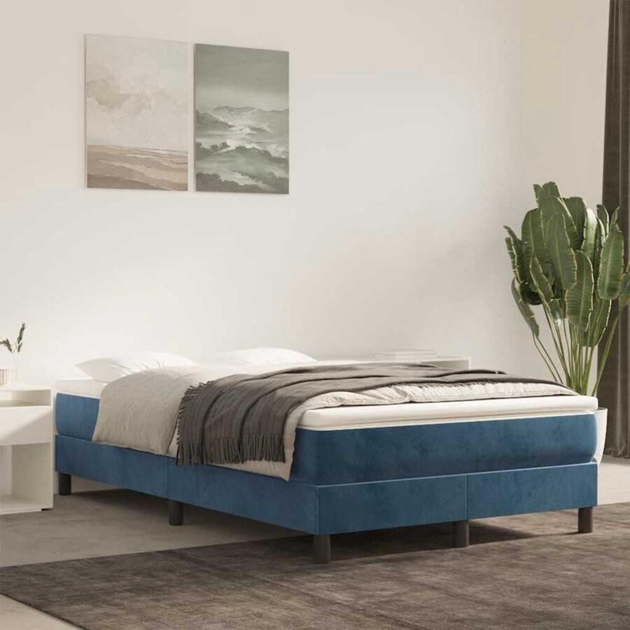 VidaXL Pocketveringmatras 120x210 cm Fluweel Pocketveringmatras Pocketveringmatrassen Matras Pocketvering Matras