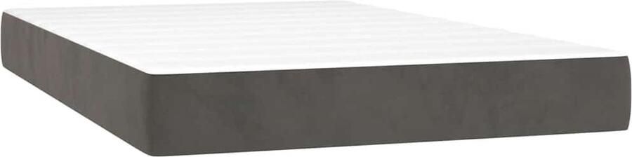 VidaXL Pocketveringmatras 120x220 cm Fluweel Pocketveringmatras Pocketveringmatrassen Matras Pocketvering Matras