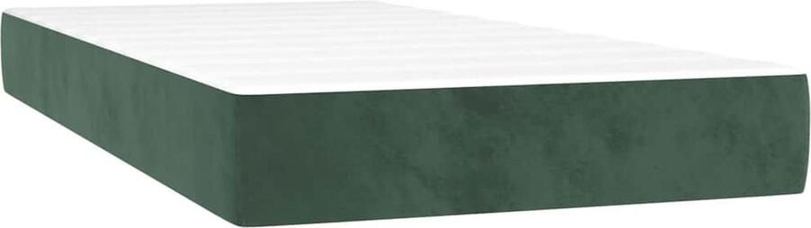VidaXL Pocketveringmatras 80x220 cm Fluweel Pocketveringmatras Pocketveringmatrassen Matras Pocketvering Matras