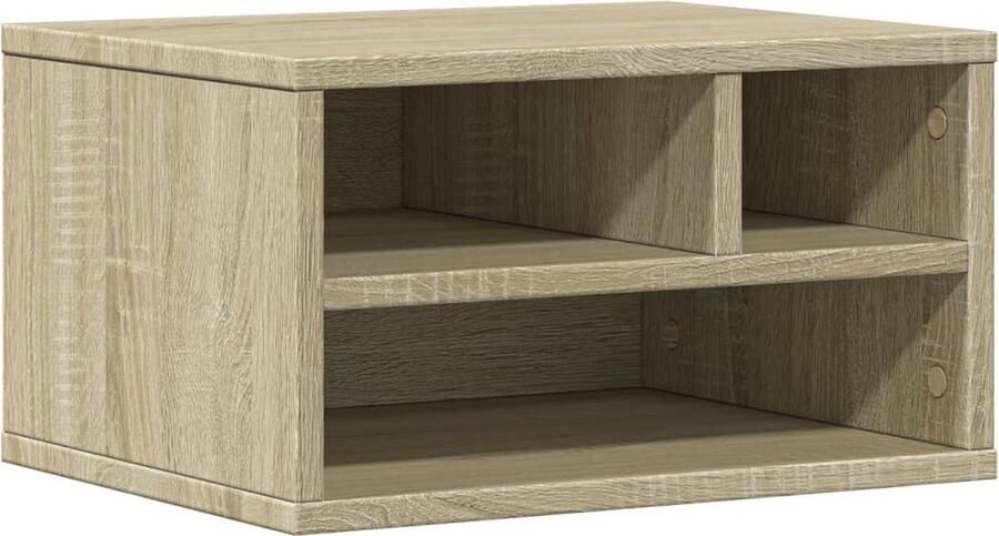 VidaXL Printerkast 40x32x22 5 cm Sonoma eiken