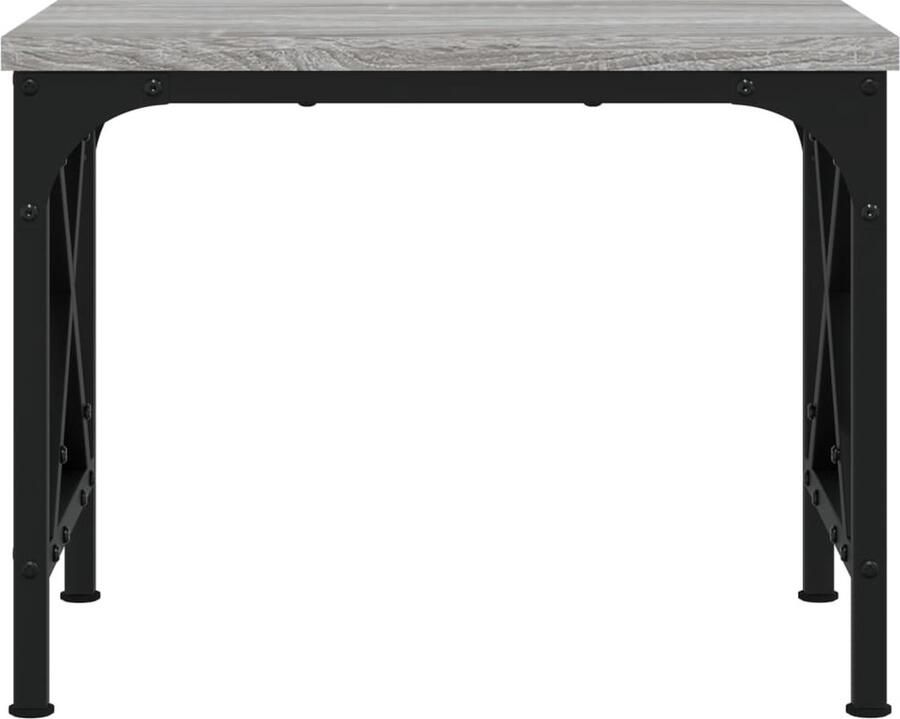 VidaXL Printerstandaard 40x30x31 cm bewerkt hout grijs sonoma eiken