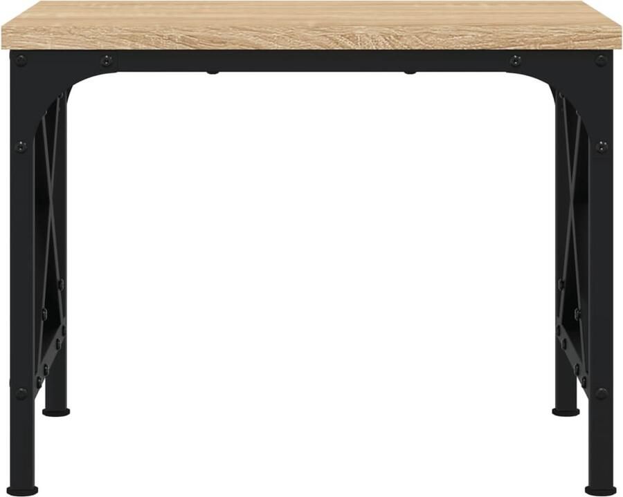 VidaXL Printerstandaard 40x30x31 cm bewerkt hout sonoma eikenkleurig