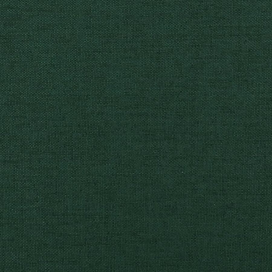 VidaXL Relaxstoel met voetenbank stof donkergroen - Foto 3