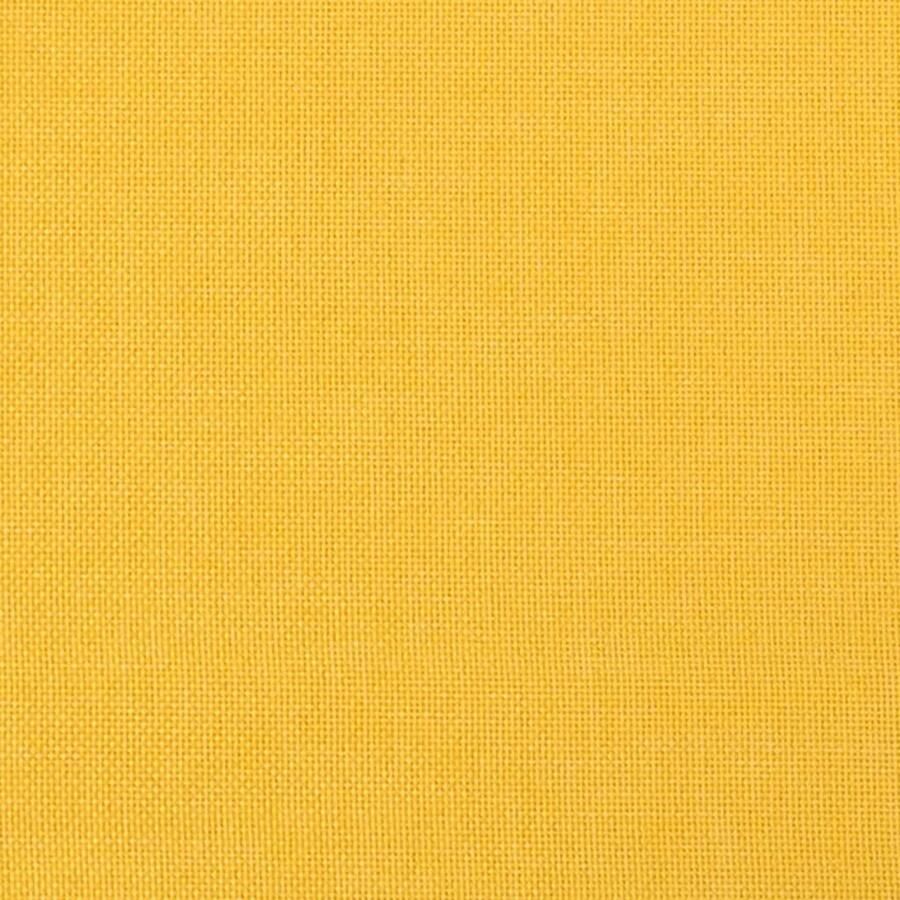 VidaXL Relaxstoel met voetenbank stof mosterdgeel - Foto 2