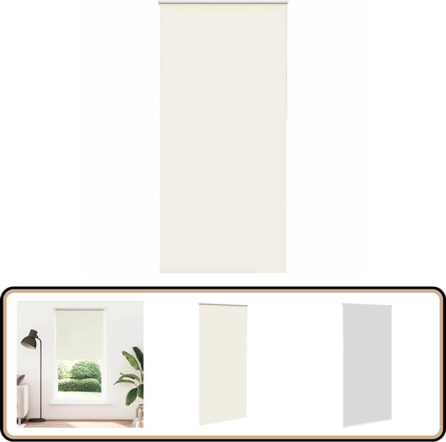 VidaXL Rolgordijn Verduisterend 100x210cm Rolgordijnen Verduisterend Gordijn Kamerscherm Privacy Gordijn Licht Regulering