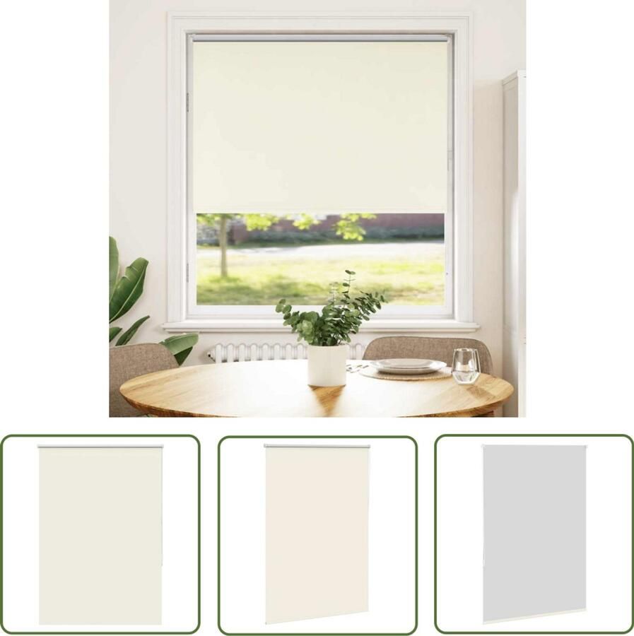 VidaXL Rolgordijn Verduisterend 105x130 cm Rolgordijn Verduisterend Gordijn Privacy Gordijn Kamerscherm Woonkamer Decoratie