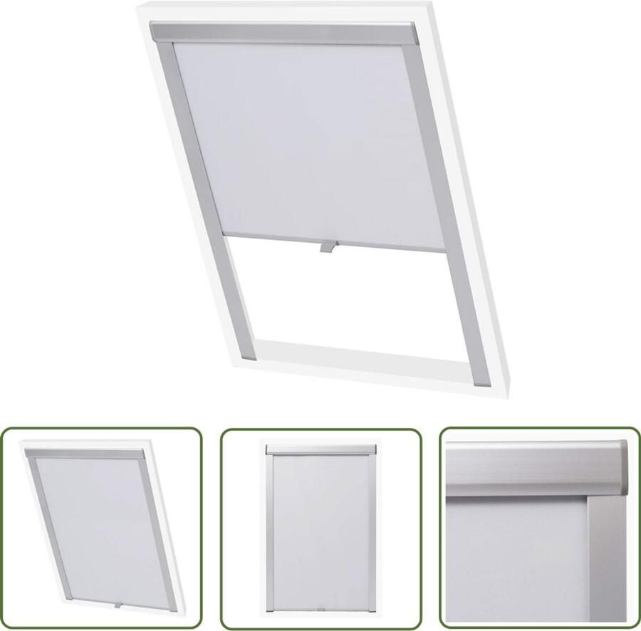 VidaXL Rolgordijn Verduisterend Wit Velux 206 Rolgordijn Verduisterend Velux Witte Rolgoirjns Zonwering Binnendecoratie Kamerscherm