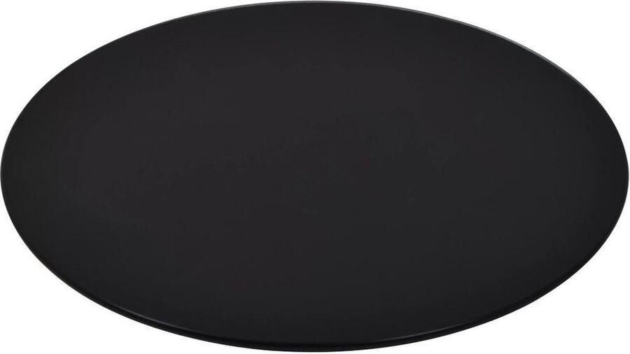 VidaXL Rond Tafelblad Gehard Glas 400mm Zwart Gehard Glas Tafelblad Ronde Tafelblad Zwart Tafelblad Eetkamertafel Blad Salontafel Blad Tuin Tafelblad Glas Tafelblad Vervangen Tafelblad Decoratief Modern Tafelblad - Foto 2