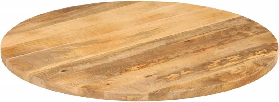 VidaXL Rond Tafelblad Mangohout Ø70 cm Natuurlijk & Robuust Tafeltblad Houten Tafelblad Mangohout Tafelblad Rond Vintage Tafelblad