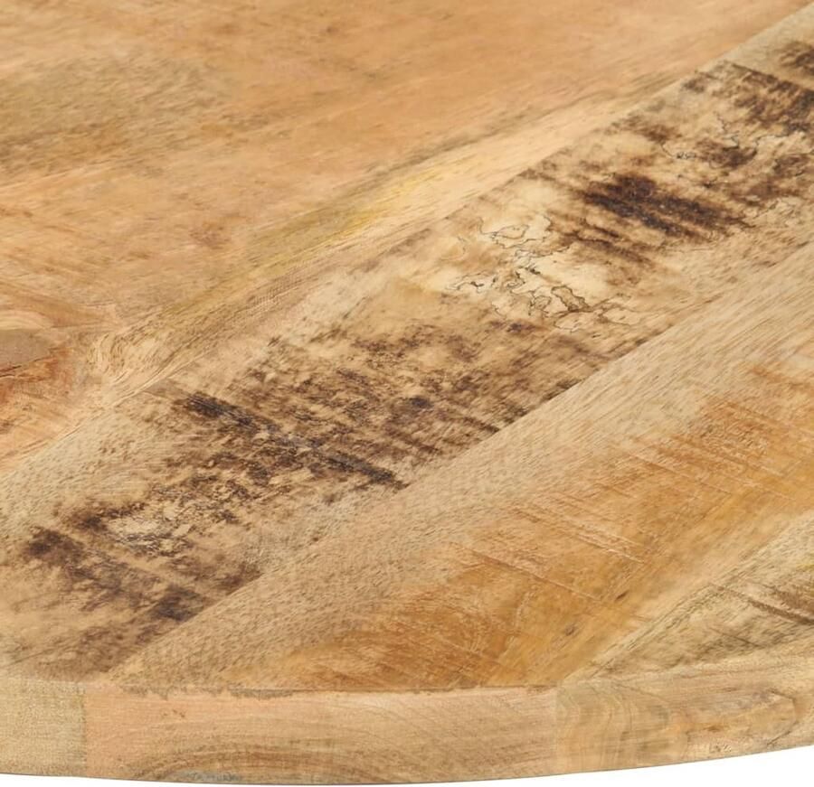VidaXL Ronde Tafelblad Mangohout 70 cm Houten Tafelblad Mangohout Tafelblad Rond Tafelblad Industrieel Tafelblad Vintage Tafelblad Eetkamerset Salontafel