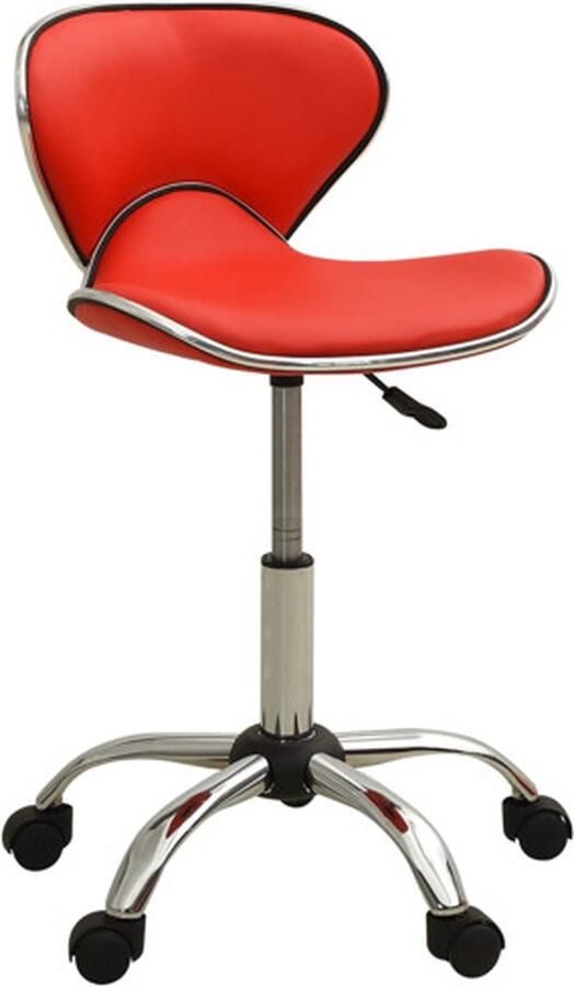 VidaXL Salonkruk kunstleer rood