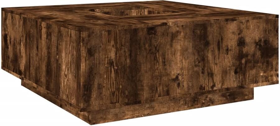 VidaXL Salontafel 100x100x40 cm Gerookt Eiken Salontafel Salontafels Tafel Bijzettafel