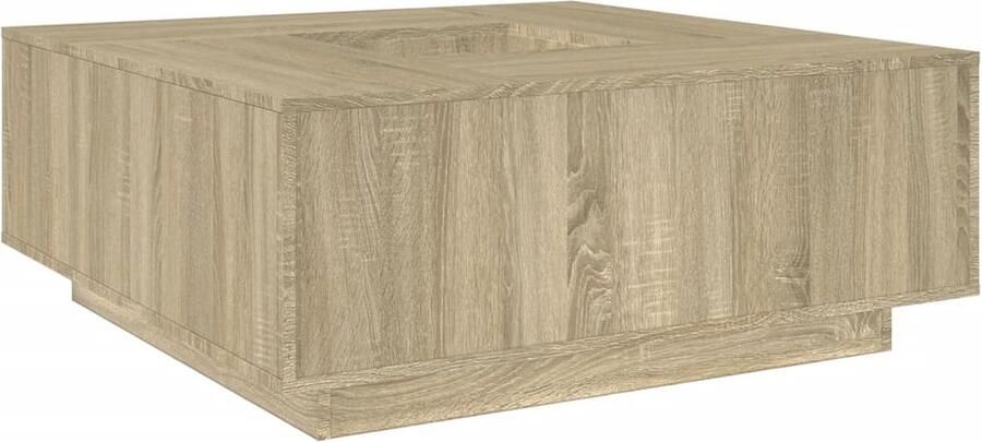 VidaXL Salontafel 100x100x40 cm Sonoma eiken Salontafel Houten Salontafel Sonomaplank Eik Meubels Living Room Furniture Tv Tafellaar Bijzettafel Coffeetable Moderne Salontafel