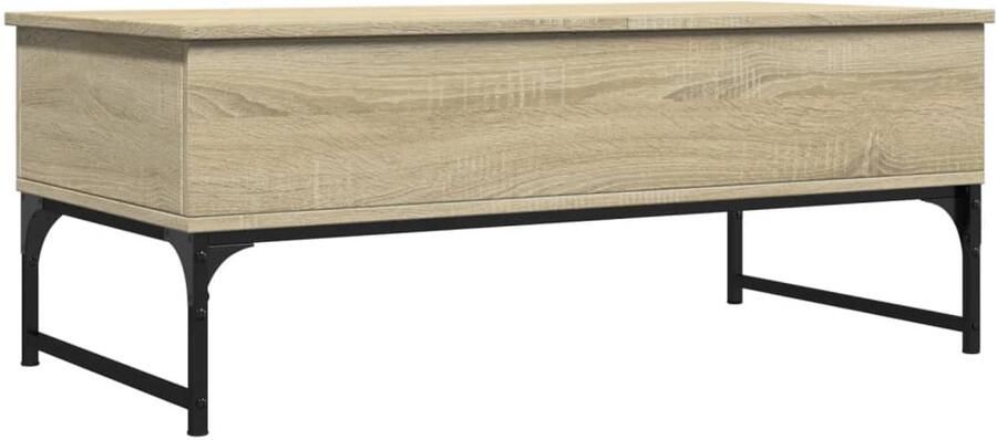 VidaXL Salontafel 100x50x40 cm Sonoma eiken Salontafel Houten Salontafel Salontafeltje Bijzettafel Tv Tafeltje