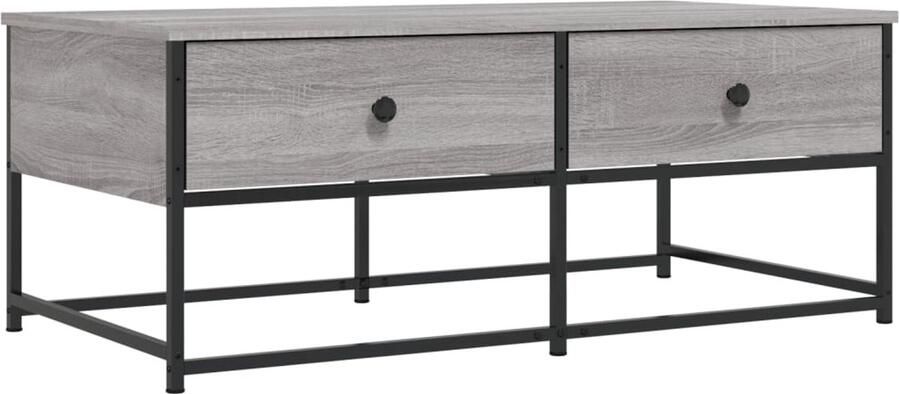 VidaXL -Salontafel-100x51x40-cm-bewerkt-hout-grijs-sonoma - Foto 2