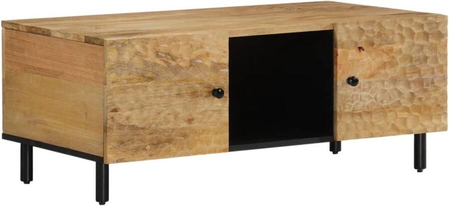 VidaXL Salontafel 100x54x40 cm massief mangohout Salontafel Salontafels Bijzettafel Banktafel