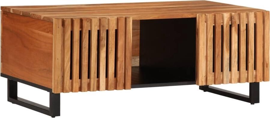 VidaXL Salontafel 100x55x40 cm massief acaciahout - Foto 2