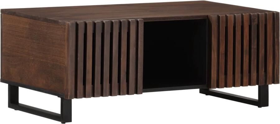 VidaXL Salontafel 100x55x40 cm massief mangohout bruin